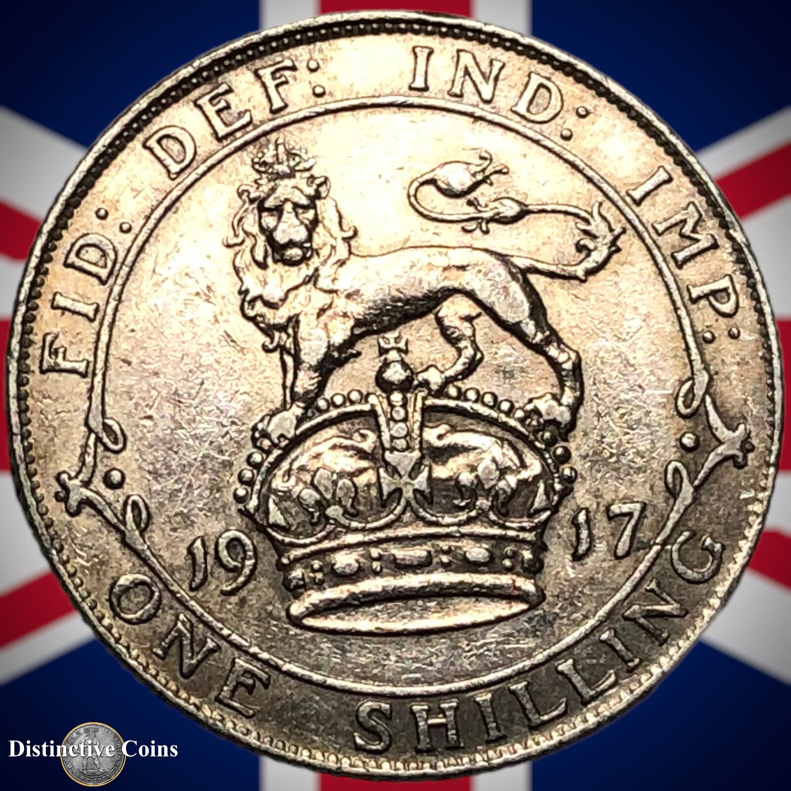 Great Britain 1917 One Shilling GB0991