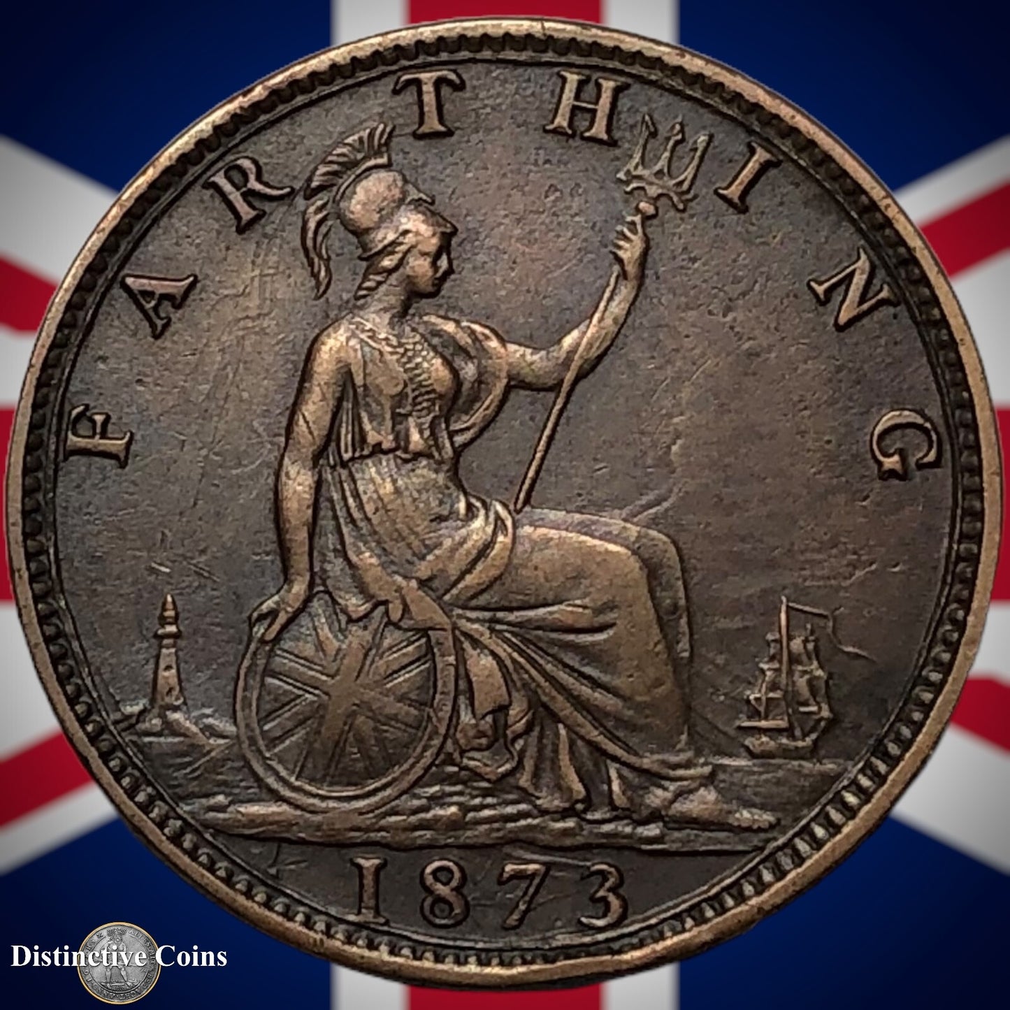 Great Britain 1873 Farthing 1/4d GB3685