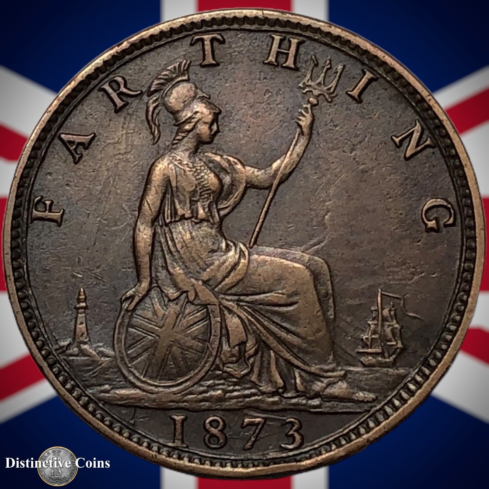 Great Britain 1873 Farthing 1/4d GB3685