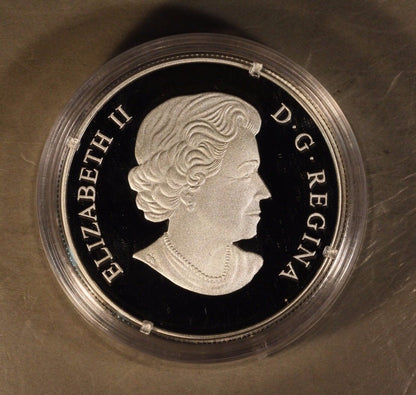 2014 Canada $20 Silver Water Lily & Leopard Frog Proof 