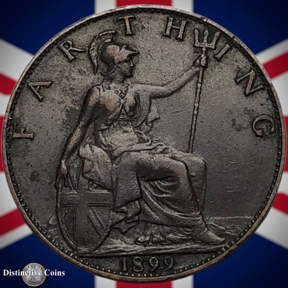 Great Britain 1899 Farthing 1/4d GB4460