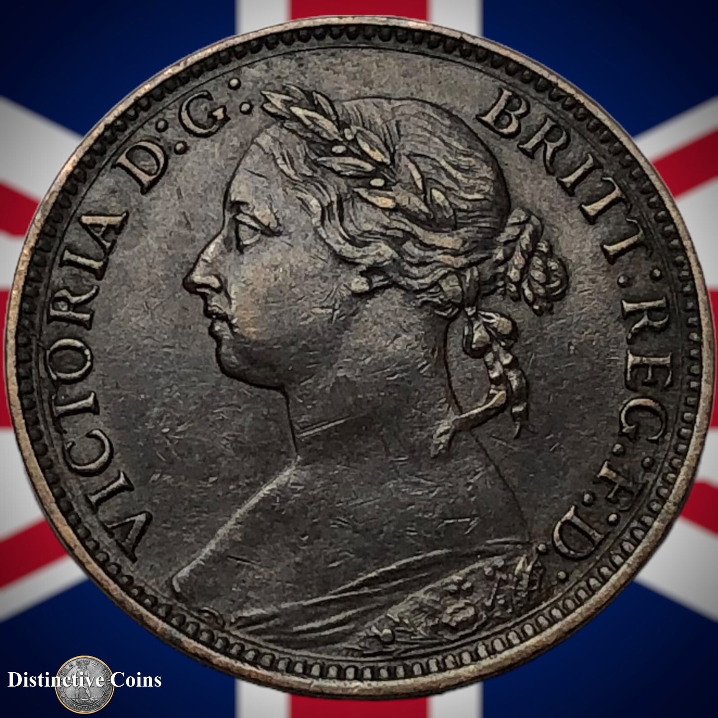 Great Britain 1884 Farthing 1/4d GB4098