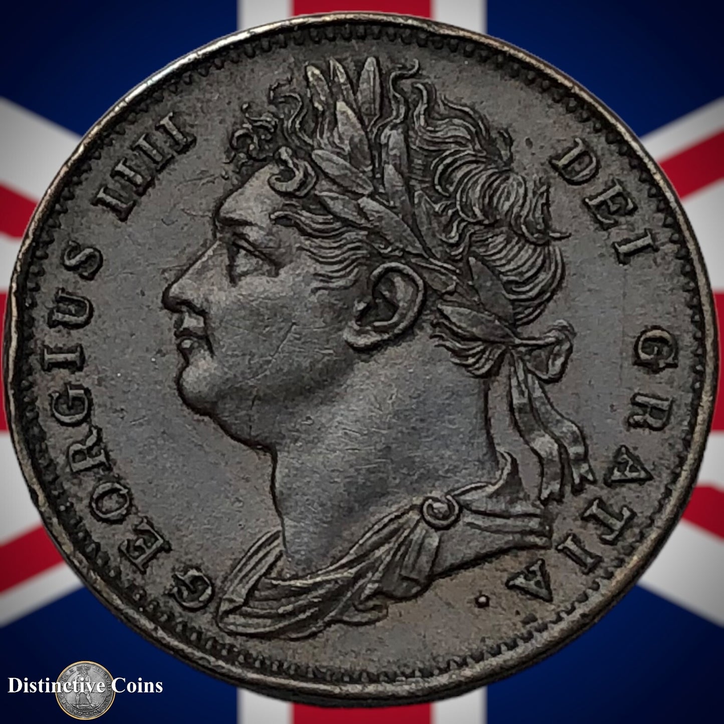 Great Britain 1821 Farthing 1/4d GB3237