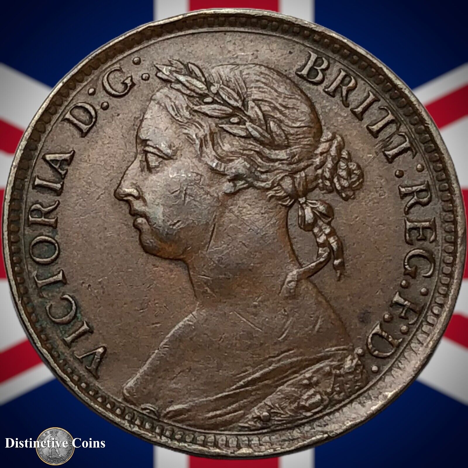 Great Britain 1890 Farthing 1/4d GB4274