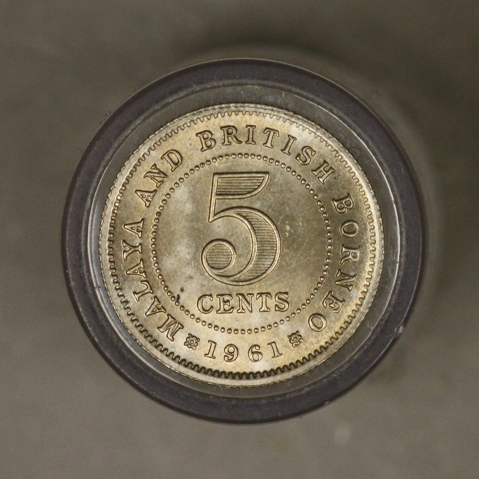 Malaya British Borneo 1961 5 Cents BU