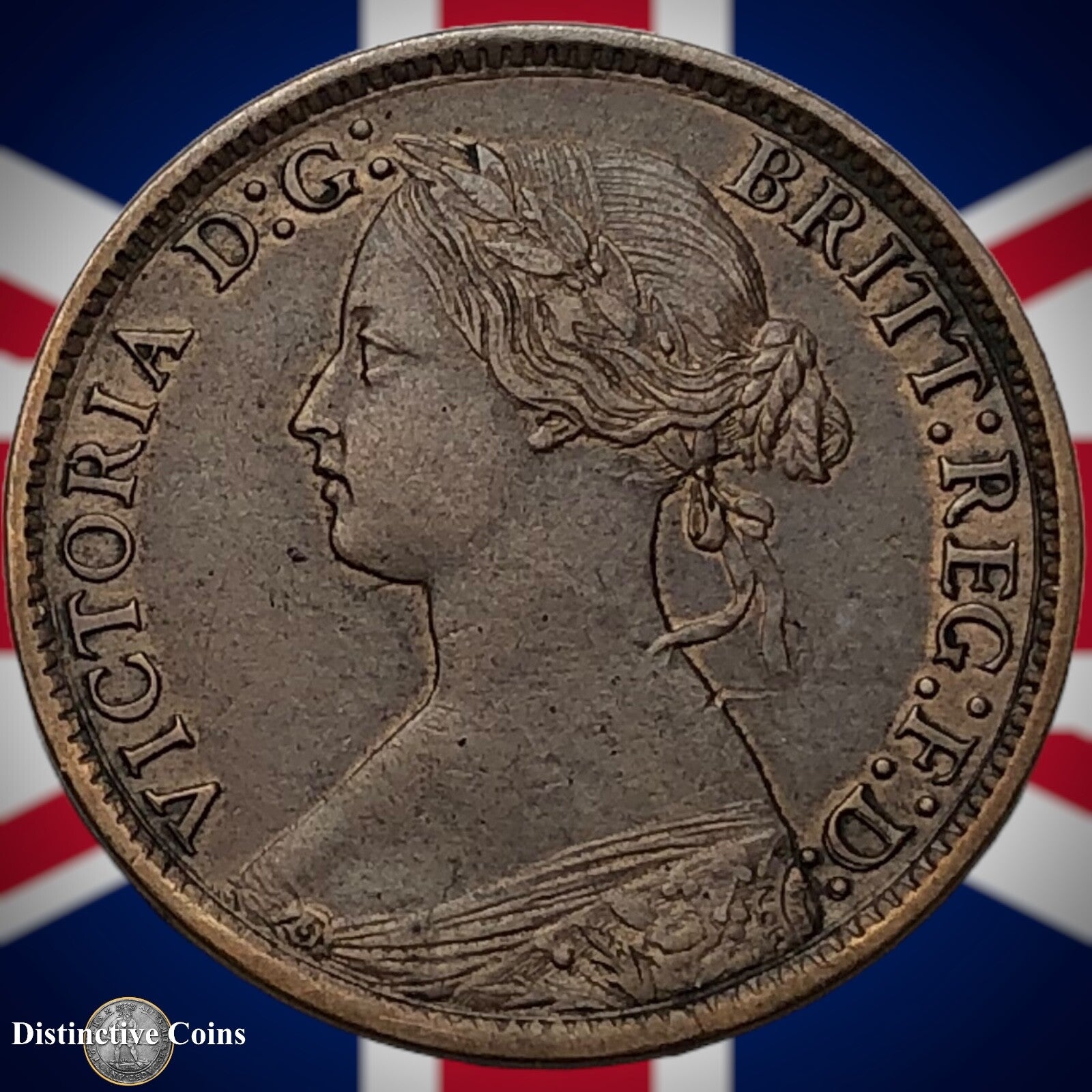 Great Britain 1864 Farthing 1/4d GB3515