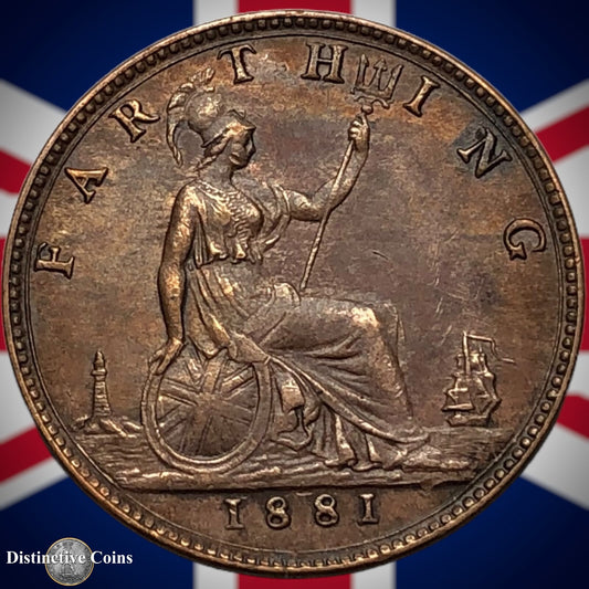 Great Britain 1881 Farthing 1/4d GB3868