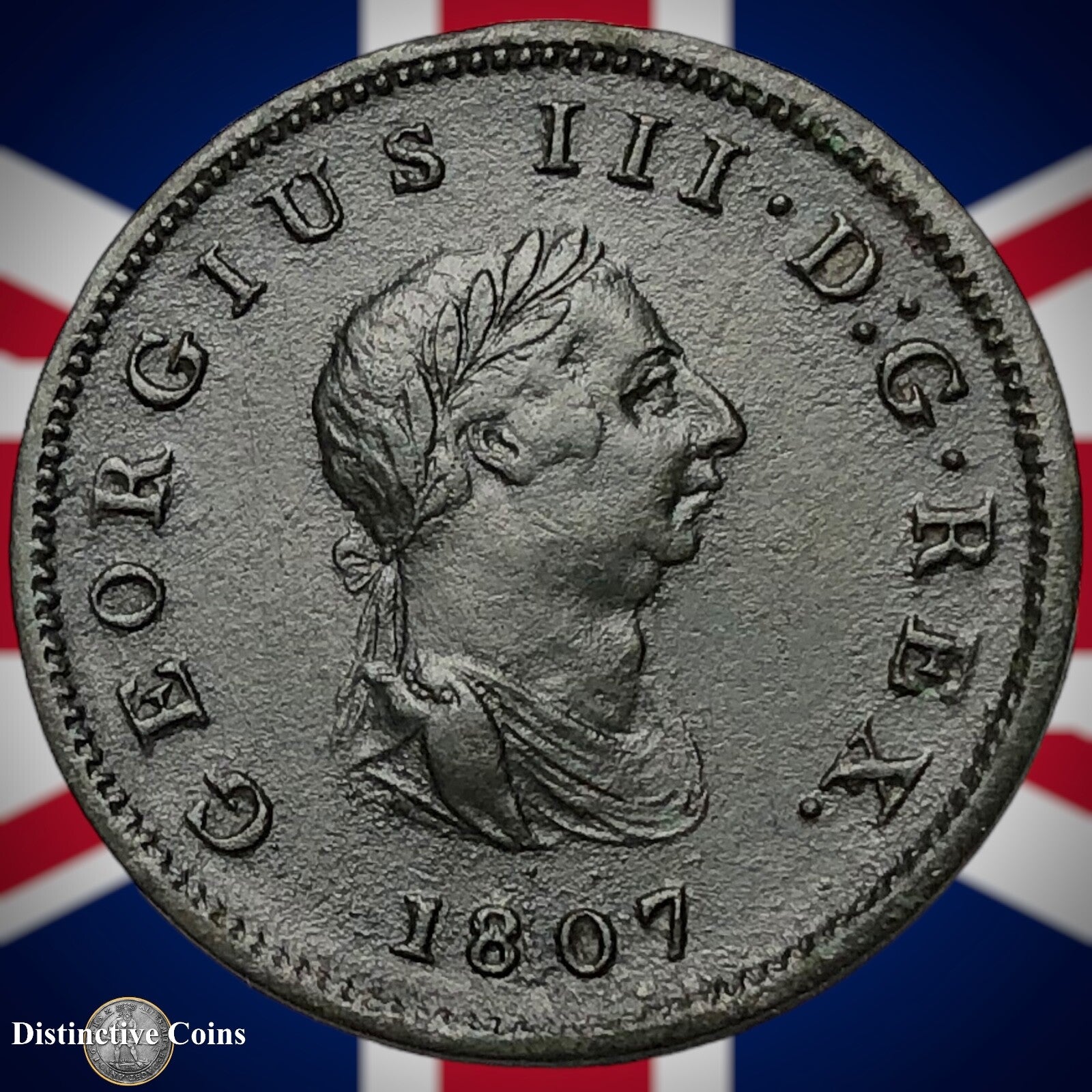 Great Britain 1807 Half Penny 1/2d GB5185