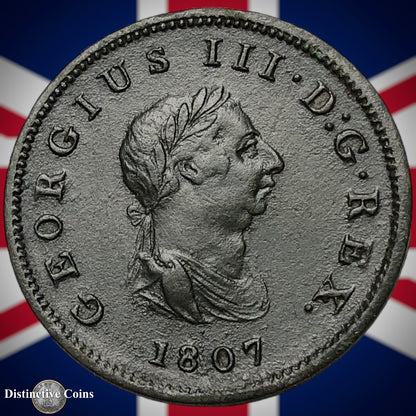 Great Britain 1807 Half Penny 1/2d GB5185