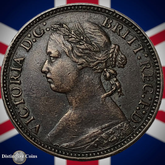 Great Britain 1875 H Farthing 1/4d GB3742