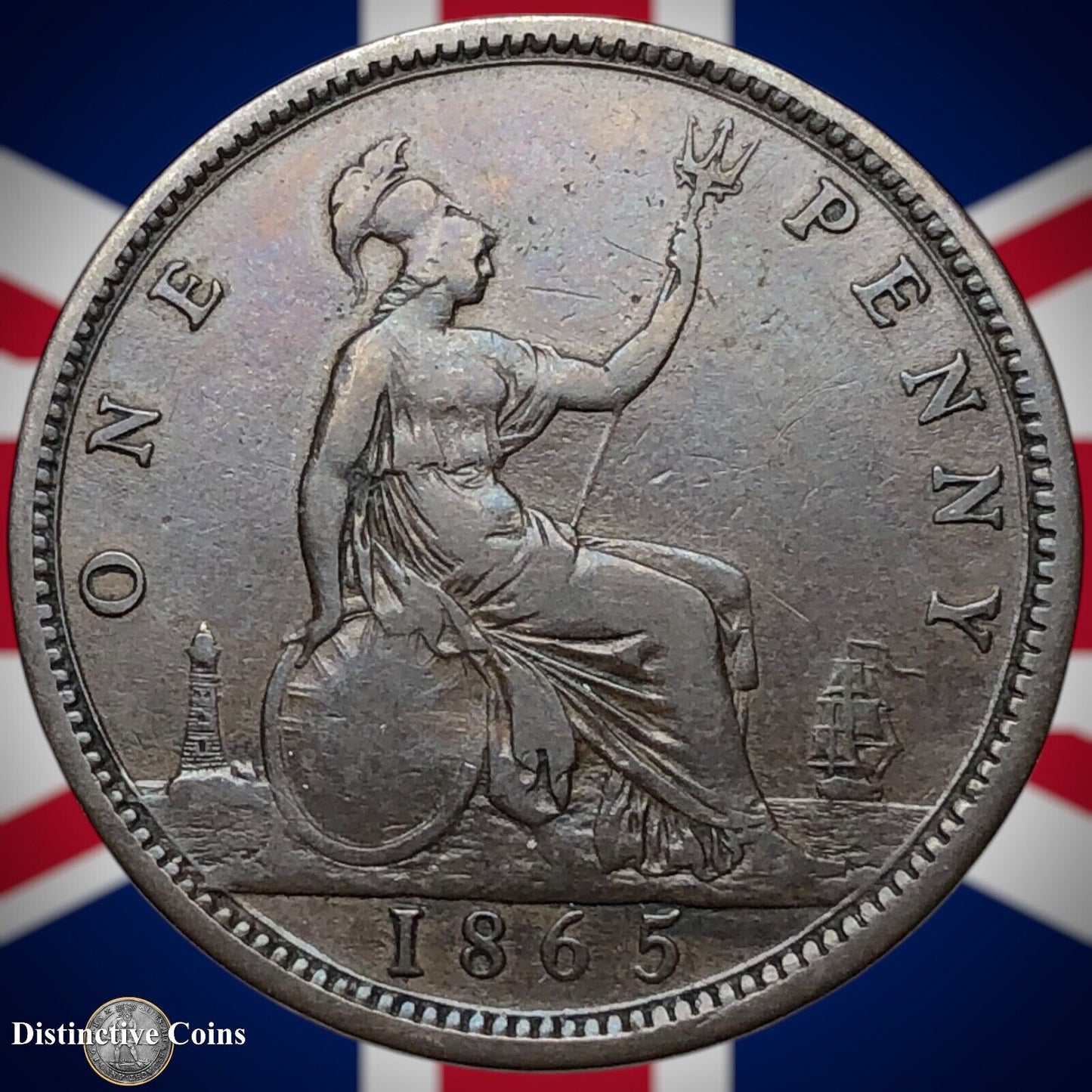 Great Britain 1865 Penny 1d GB6277