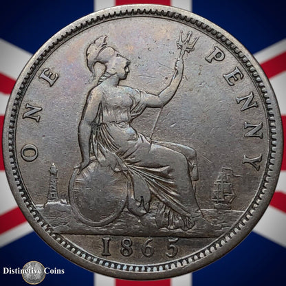 Great Britain 1865 Penny 1d GB6277