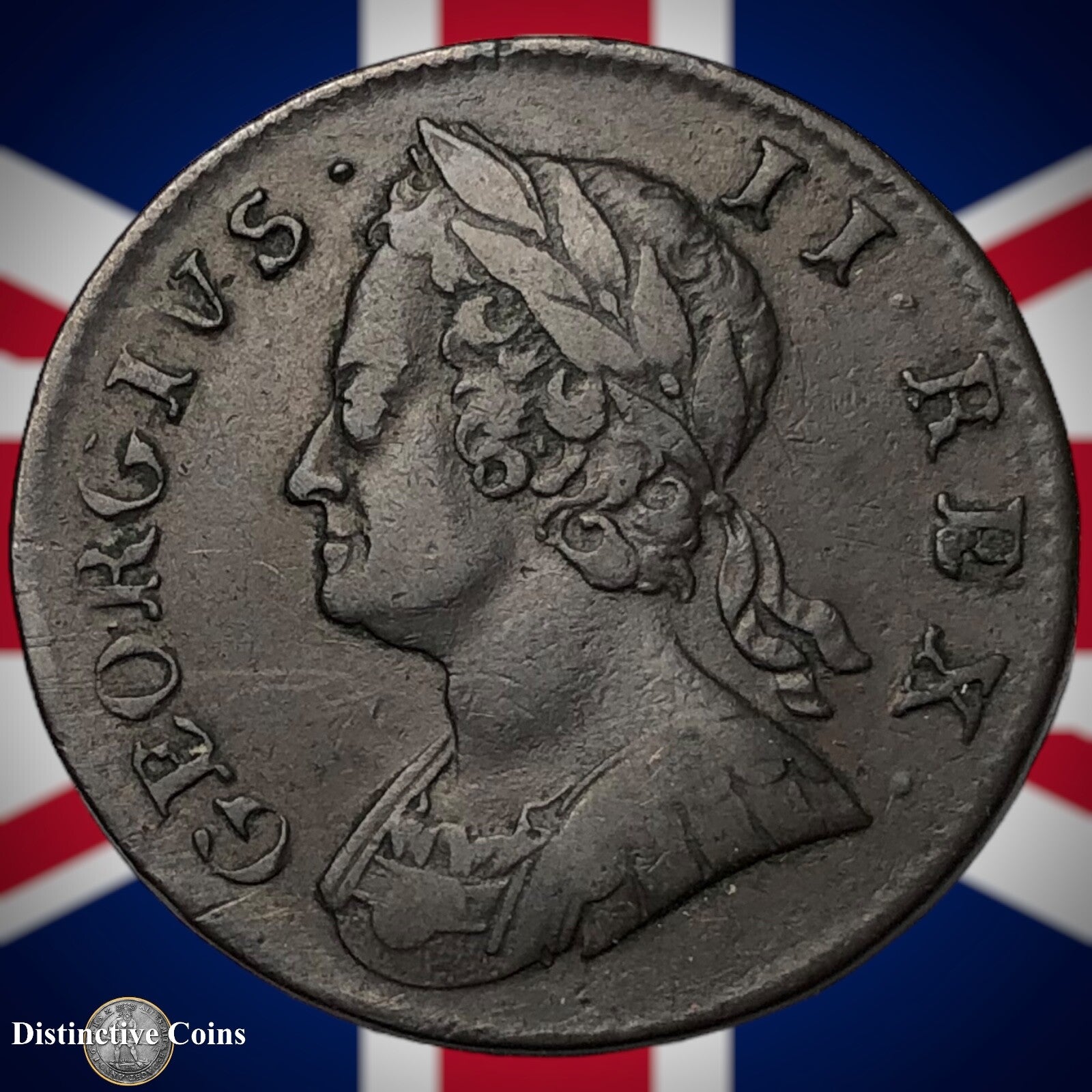 Great Britain 1749 Half Penny 1/2d GB5094