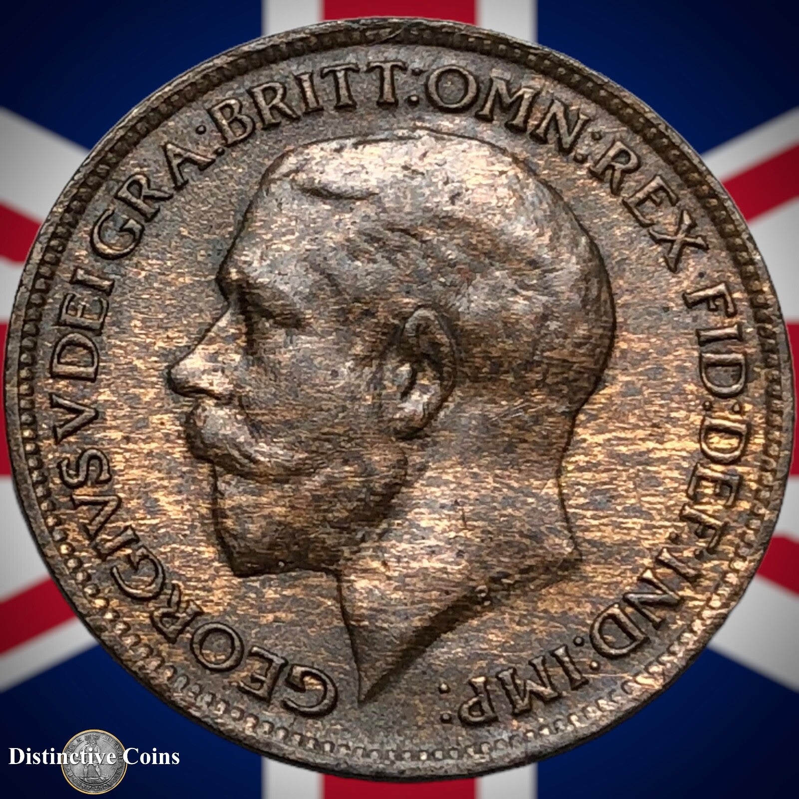 Great Britain 1919 Farthing 1/4d GB4719