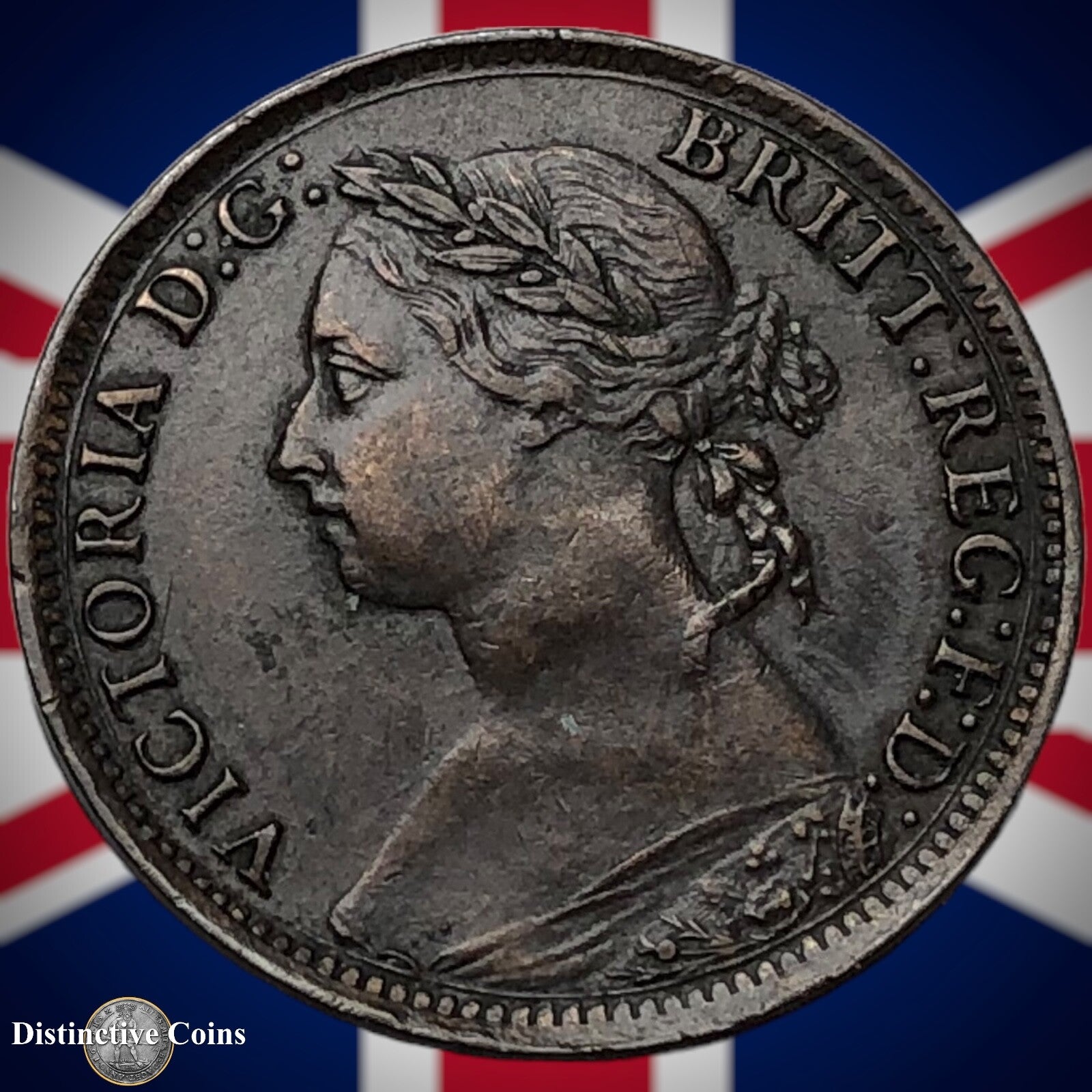 Great Britain 1884 Farthing 1/4d GB4079