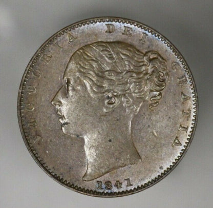 Great Britain 1841 Farthing Ch AU  A3017