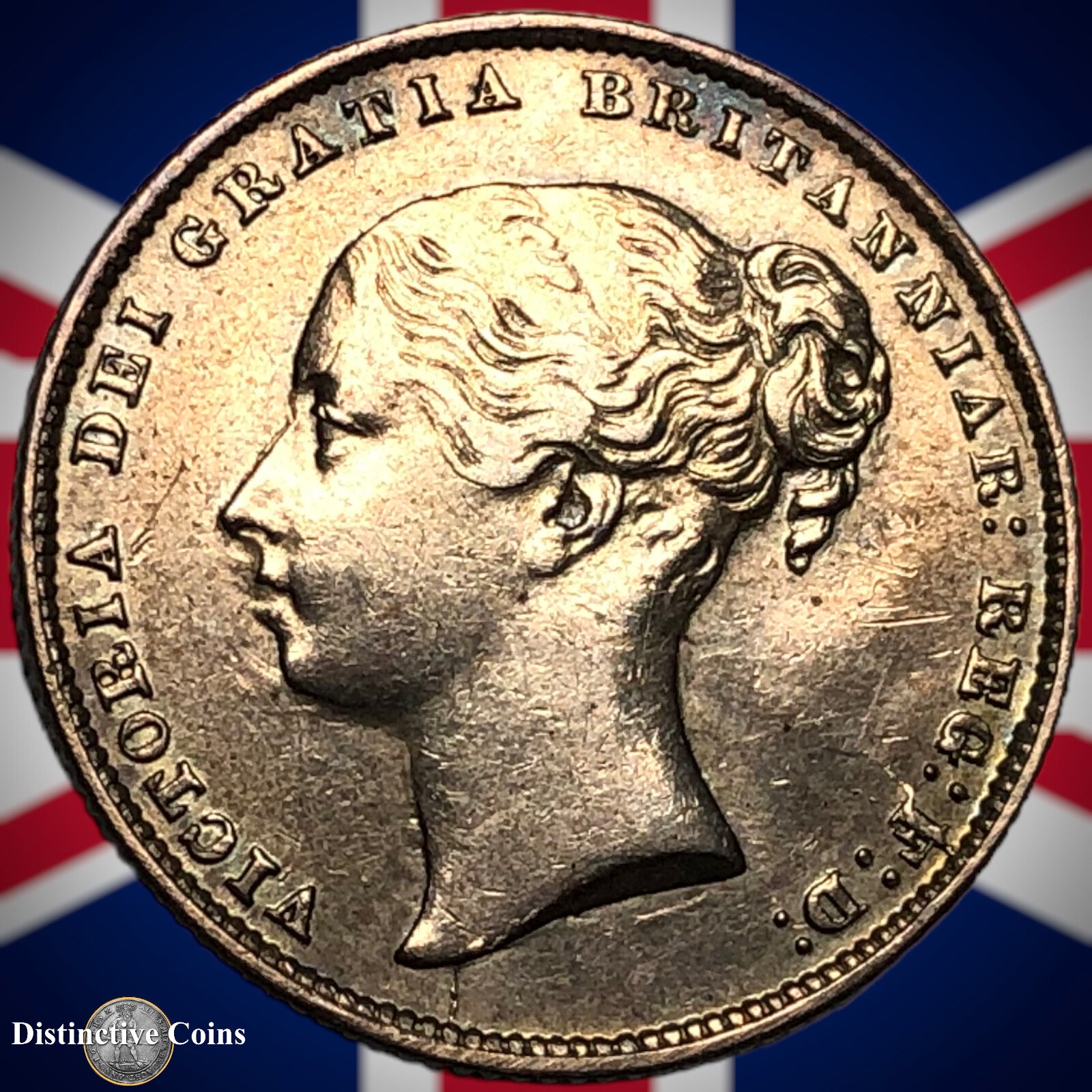 Great Britain 1861 British One Shilling GB0261