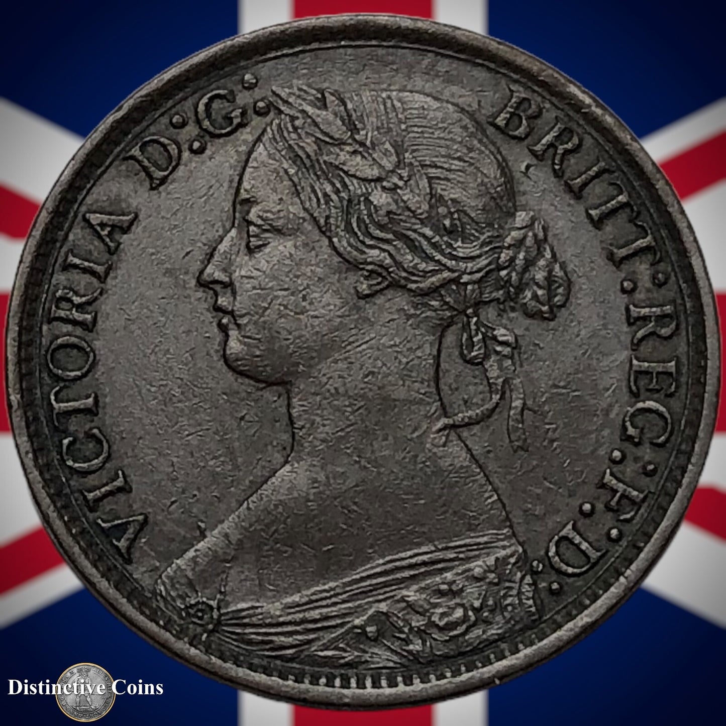 Great Britain 1866 Farthing 1/4d GB3585