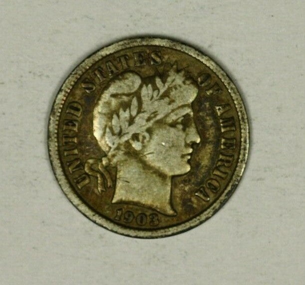 Barber Dime 1903-O     A1619
