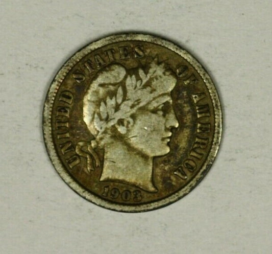 Barber Dime 1903-O     A1619