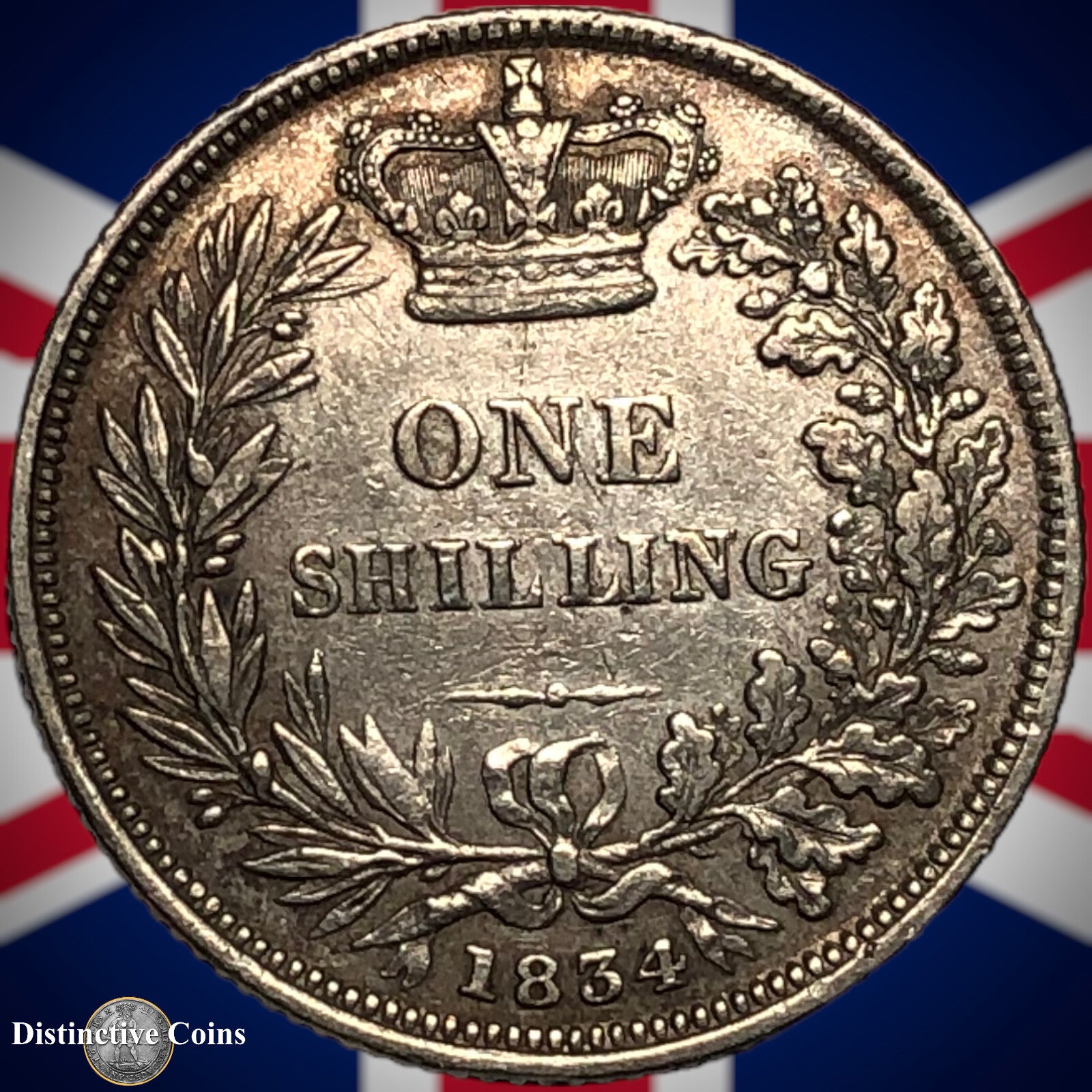 Great Britain 1834 British One Shilling GB0117