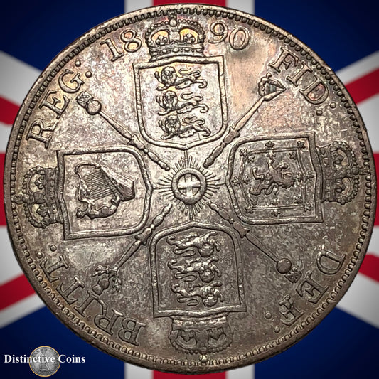 Great Britain 1890 Double Florin GB1396