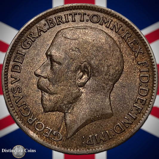 Great Britain 1918 Farthing 1/4d GB4700
