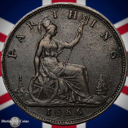 Great Britain 1886 Farthing 1/4d GB4182