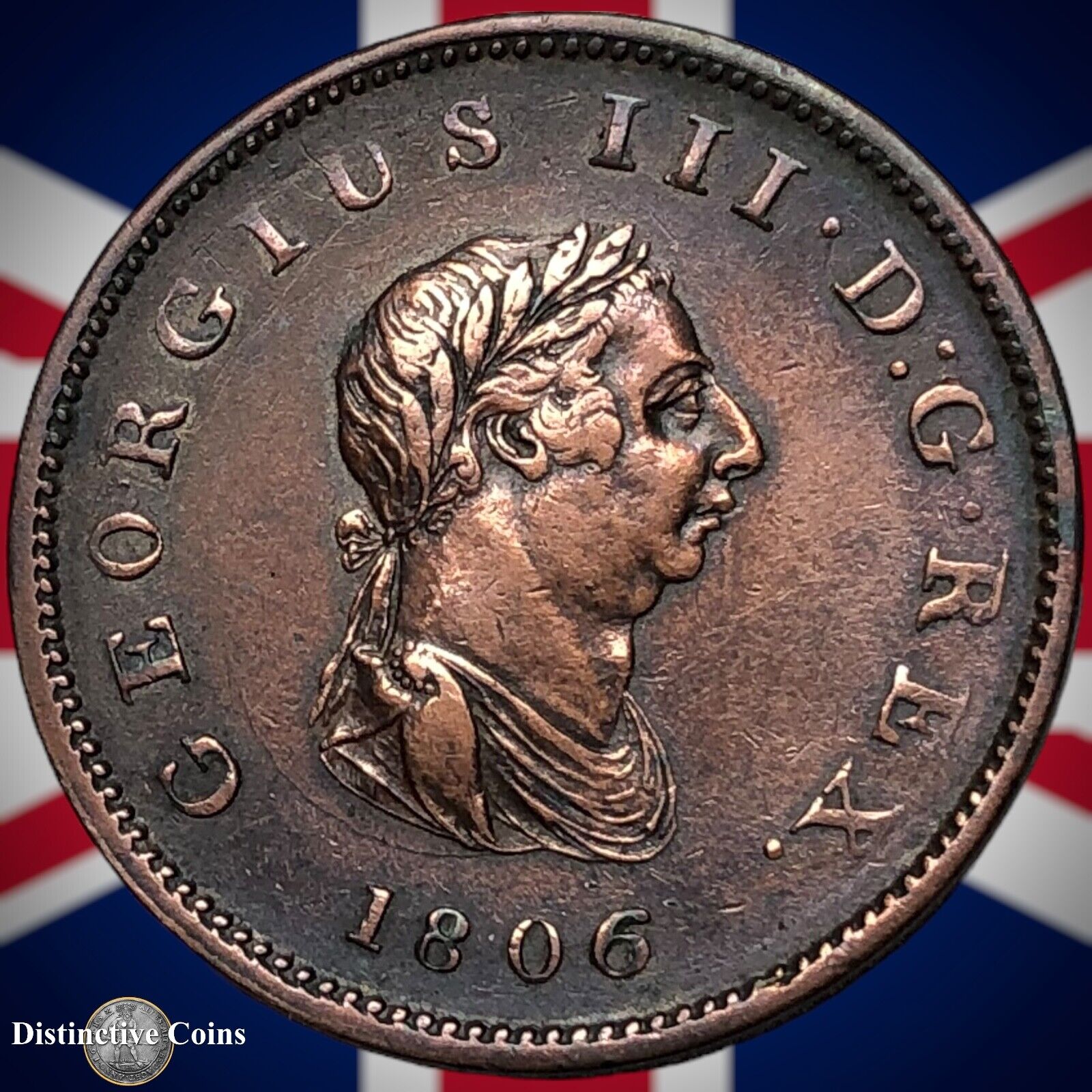 Great Britain 1806 Half Penny 1/2d GB5155