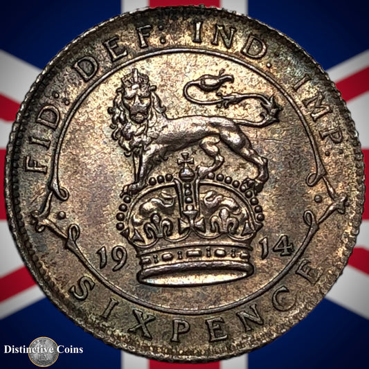 Great Britain 1914 Six Pence GB1586