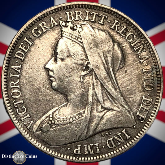 Great Britain 1900 British One Shilling GB0723