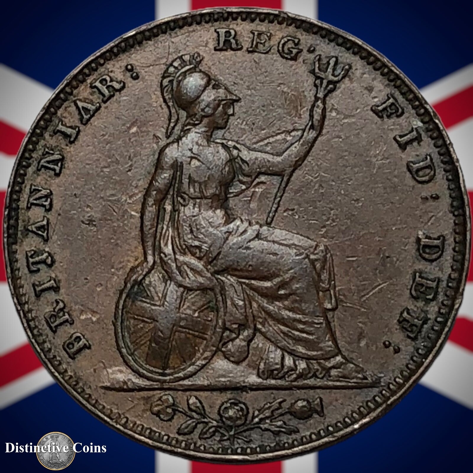 Great Britain 1854 Farthing 1/4d GB3474