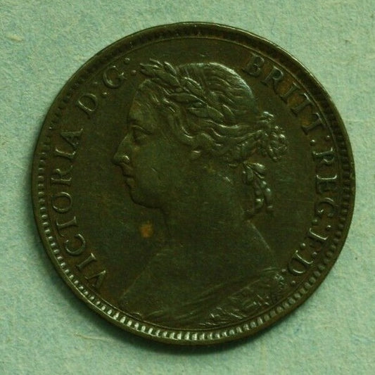 Great Britain 1885 Farthing XF   A285
