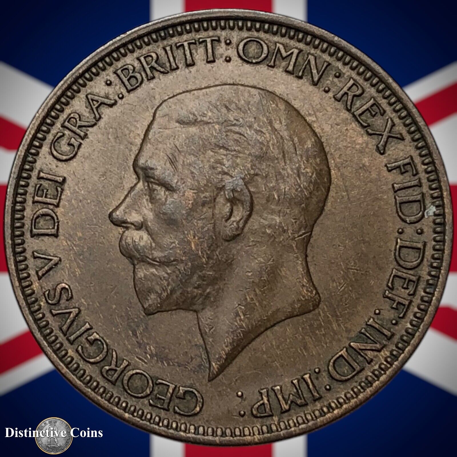 Great Britain 1933 Half Penny 1/2d GB5980