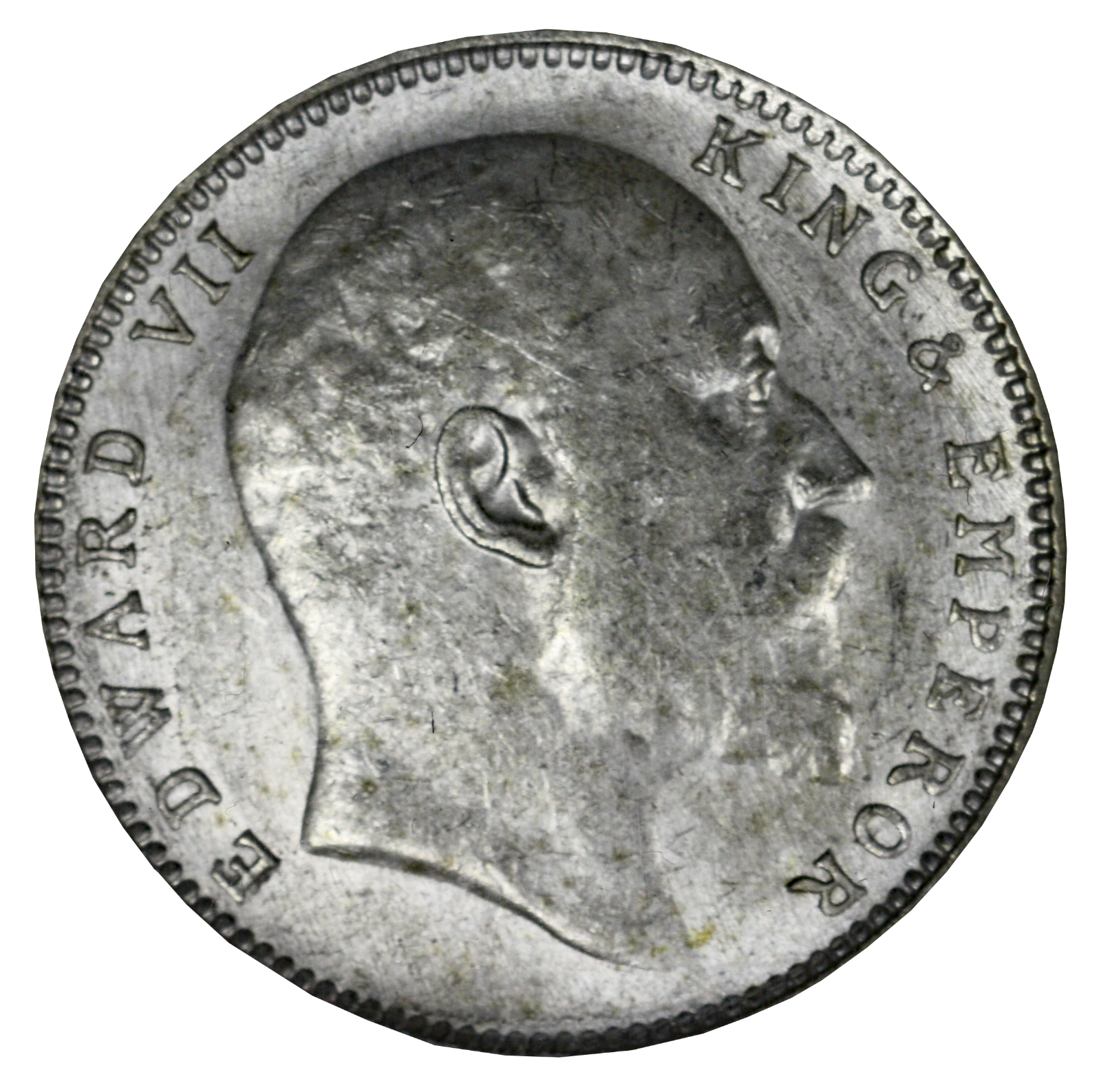 India 1907 B Rupee NNC Slab  S779