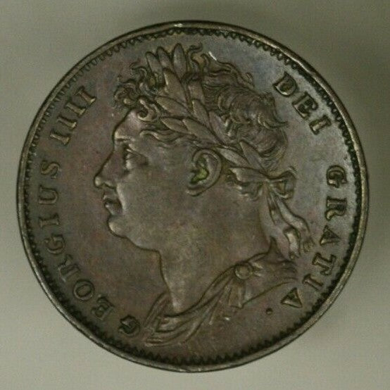 Great Britain Farthing  1822  Nice AU   A2429