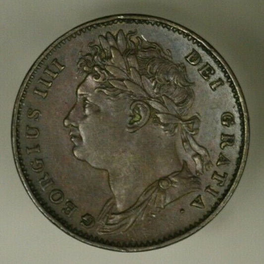 Great Britain Farthing  1822  Nice AU   A2429
