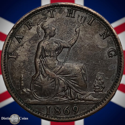 Great Britain 1869 Farthing 1/4d GB3648
