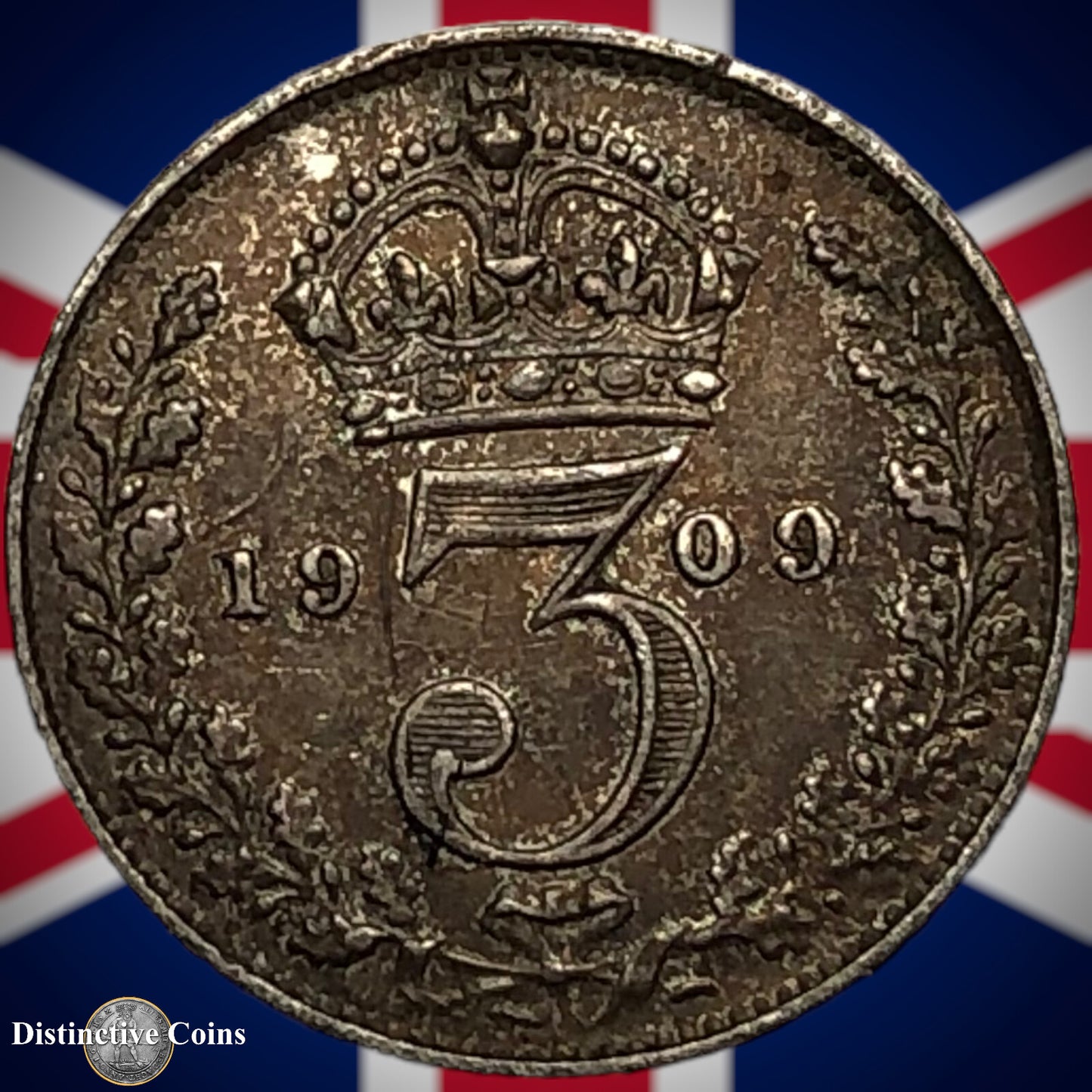 Great Britain 1909 Three Pence GB2125