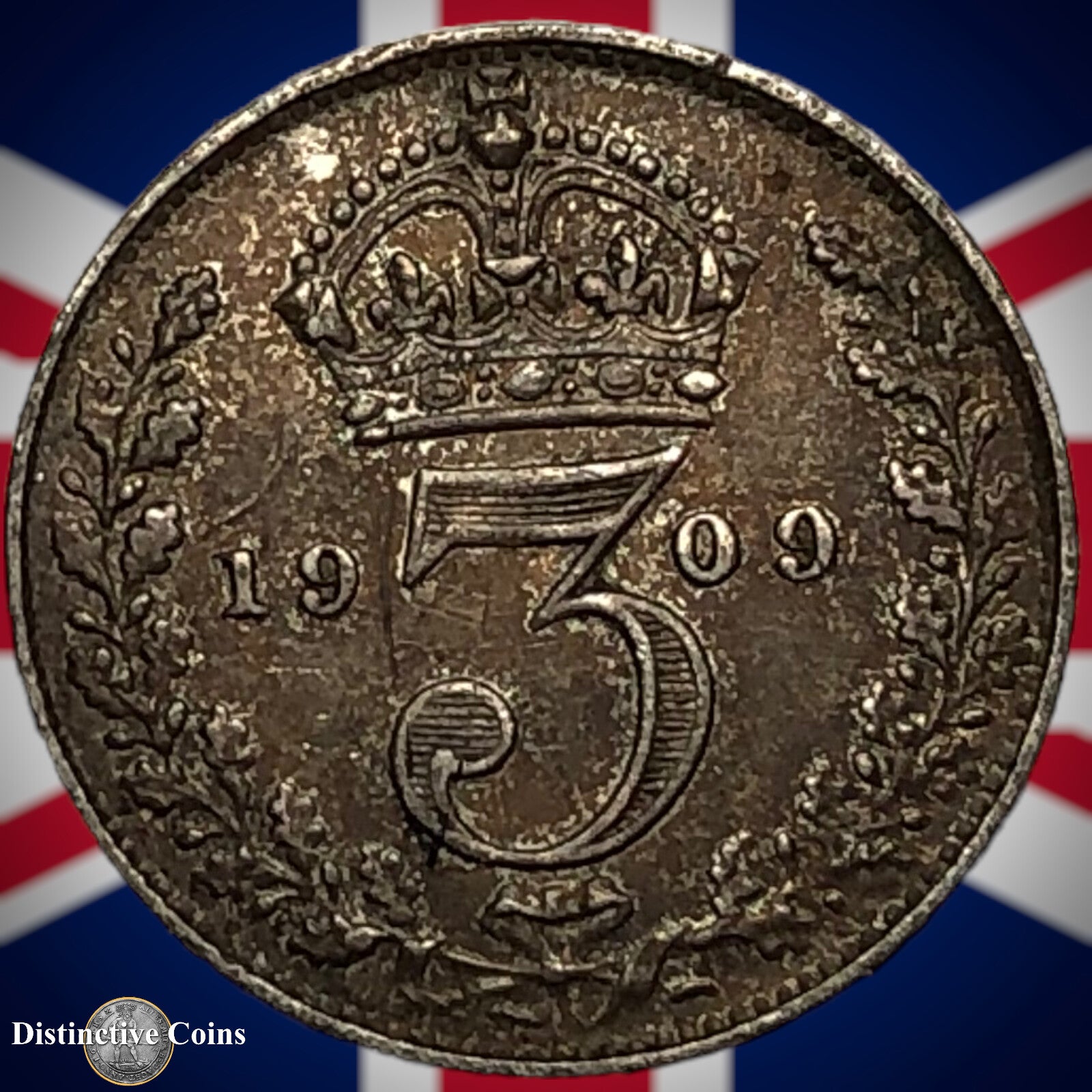 Great Britain 1909 Three Pence GB2125