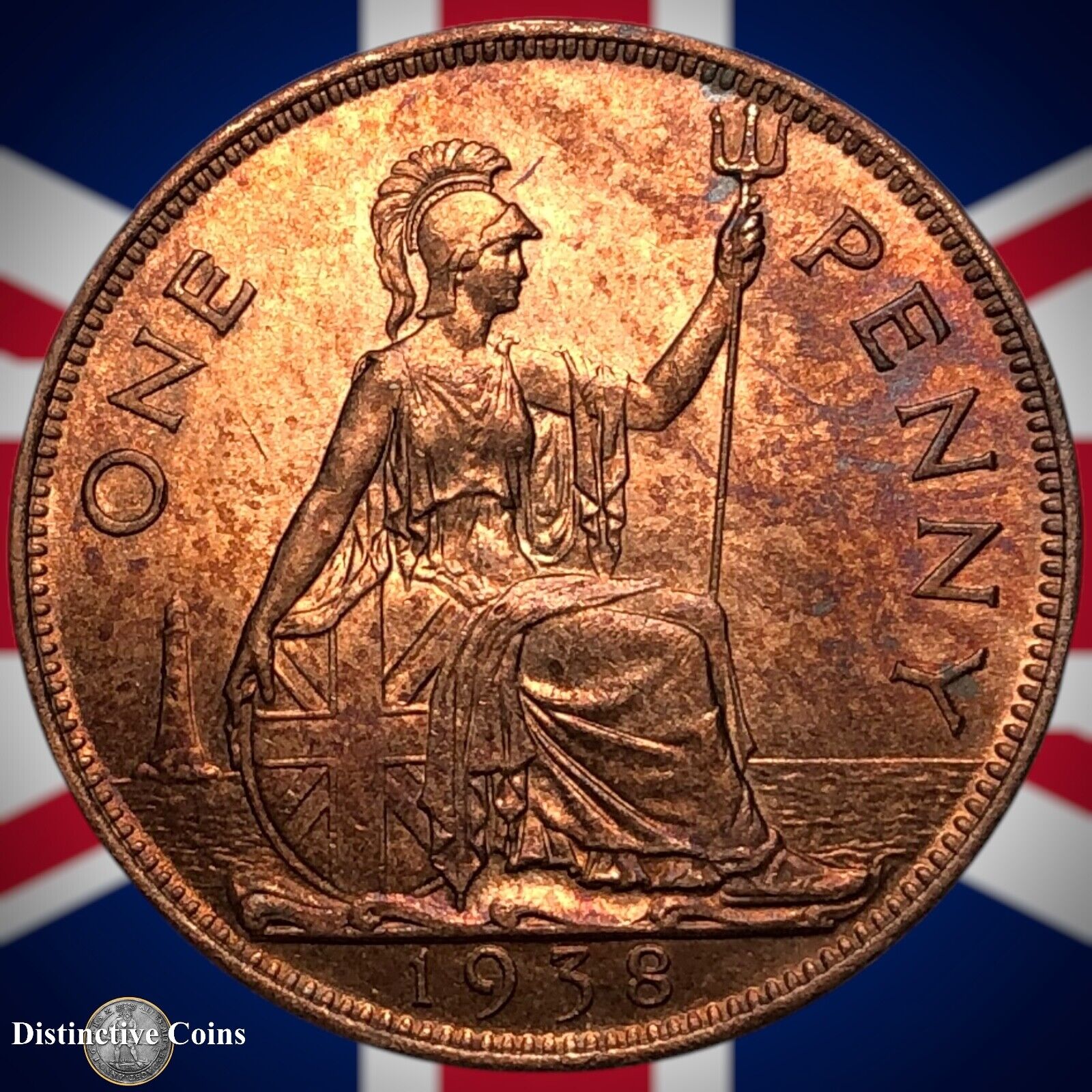 Great Britain 1938 Penny 1d GB7213