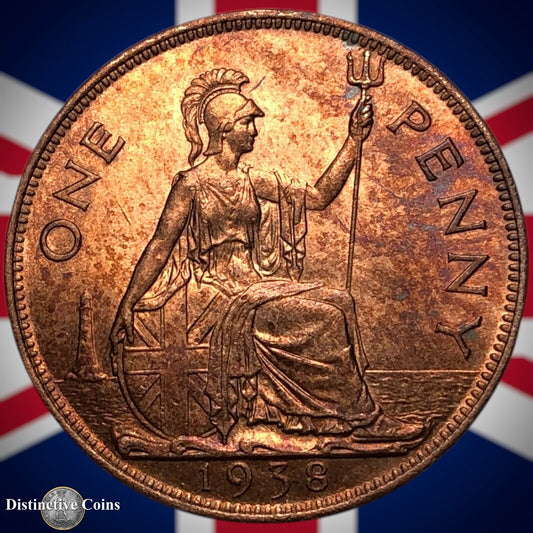 Great Britain 1938 Penny 1d GB7213