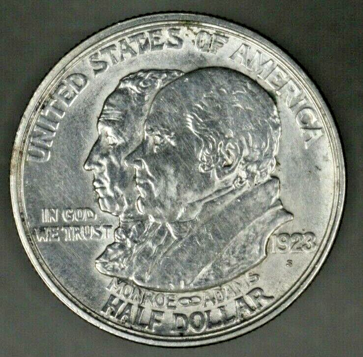 Monroe Doctrine Silver Commemorative 1923 S    A2568