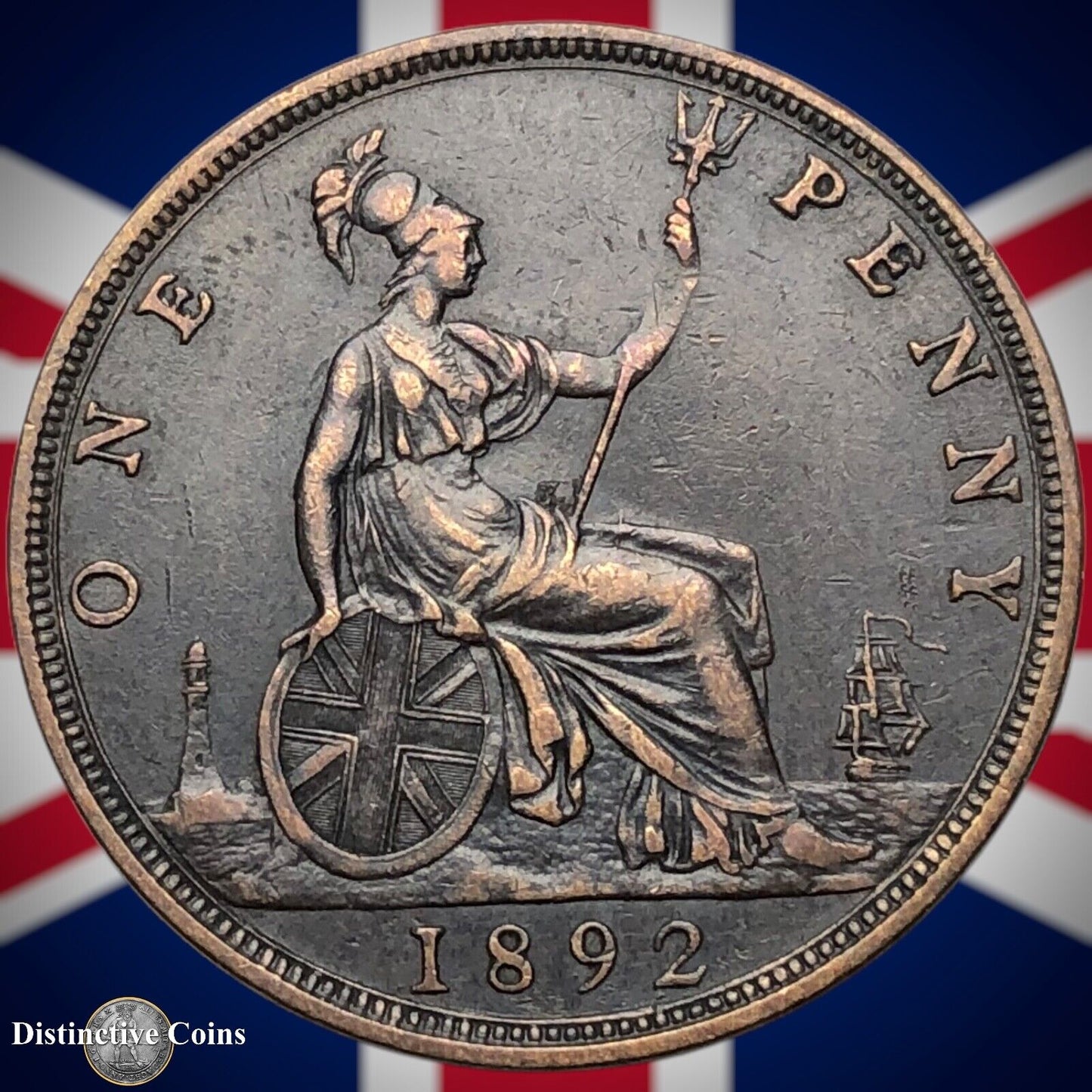 Great Britain 1892 Penny 1d GB6550