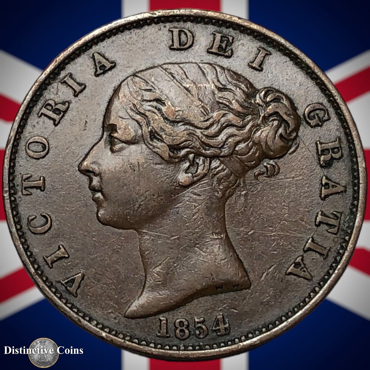 Great Britain 1854 Half Penny 1/2d GB5292