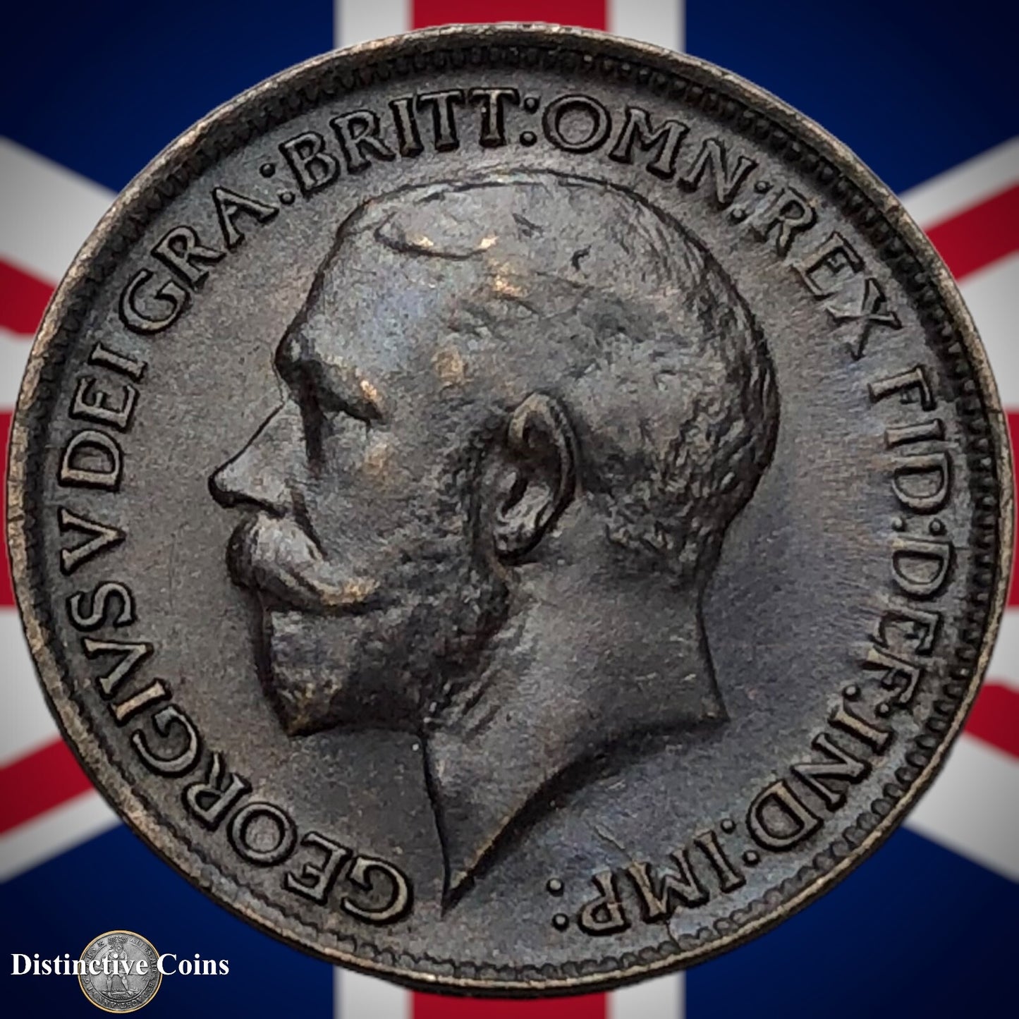 Great Britain 1913 Farthing 1/4d GB4664