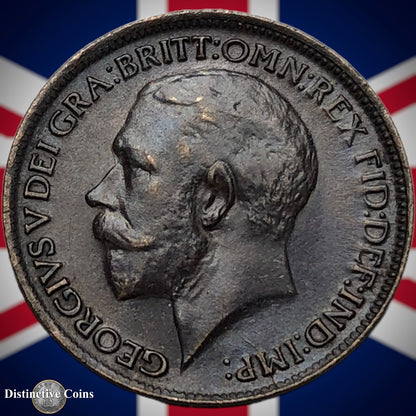 Great Britain 1913 Farthing 1/4d GB4664