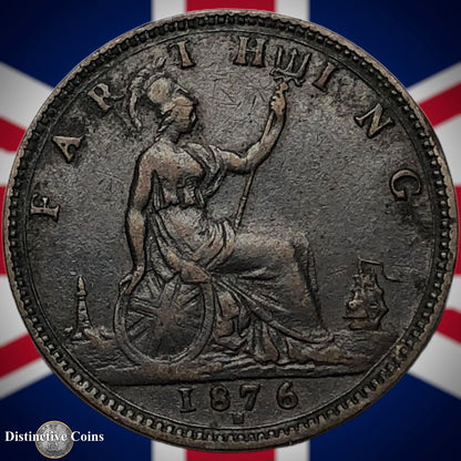 Great Britain 1876 H Farthing 1/4d GB3773