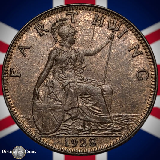 Great Britain 1928 Farthing 1/4d GB4864