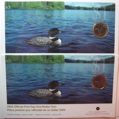 Lot of 12 Canada 2005 First Day Coinage Strikes in Holder